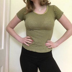 Green Striped T-shirt